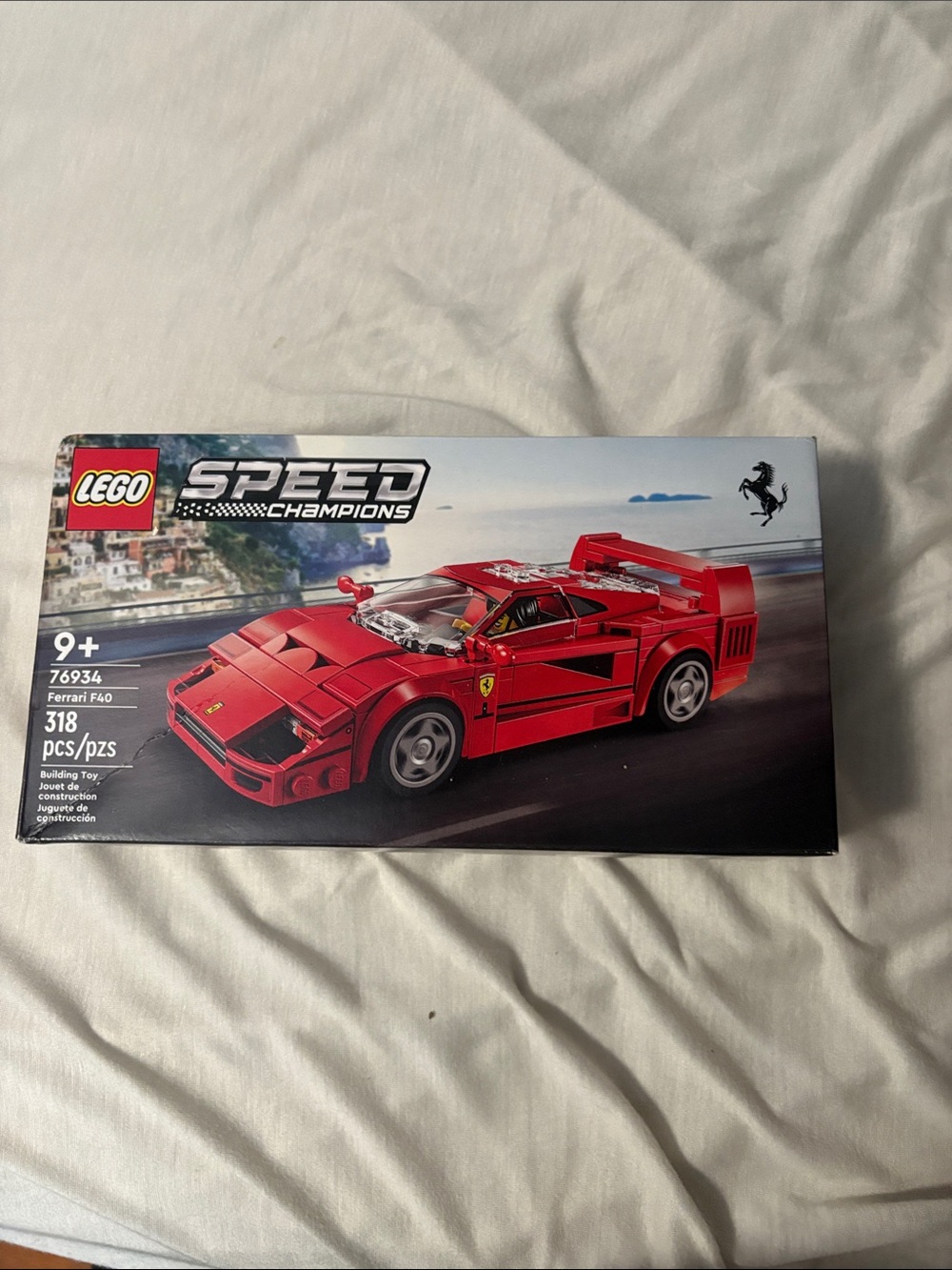 Red Ferrari f40 Lego